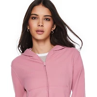 No Boundaries Women's Waffle Hoodie, Sizes XS-XXL