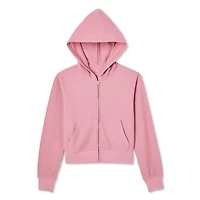 No Boundaries Women's Waffle Hoodie, Sizes XS-XXL