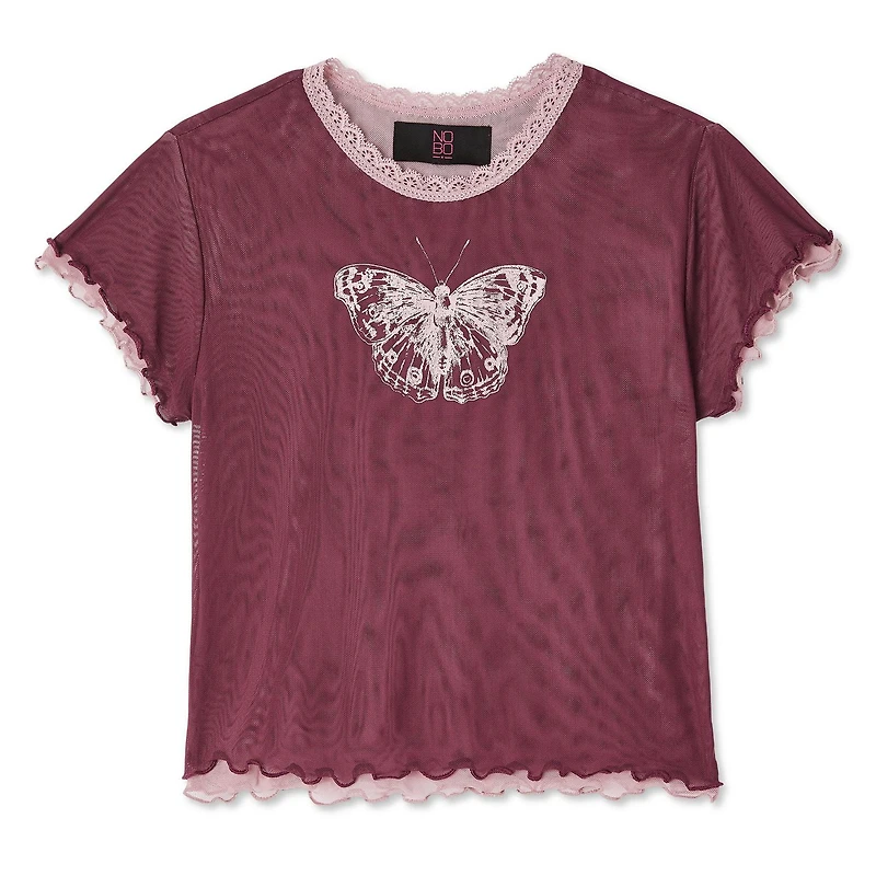 No Boundaries Women's Mesh Tee