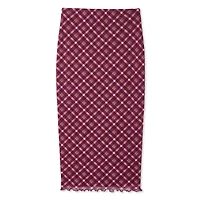No Boundaries Women's Mesh Midi Skirt