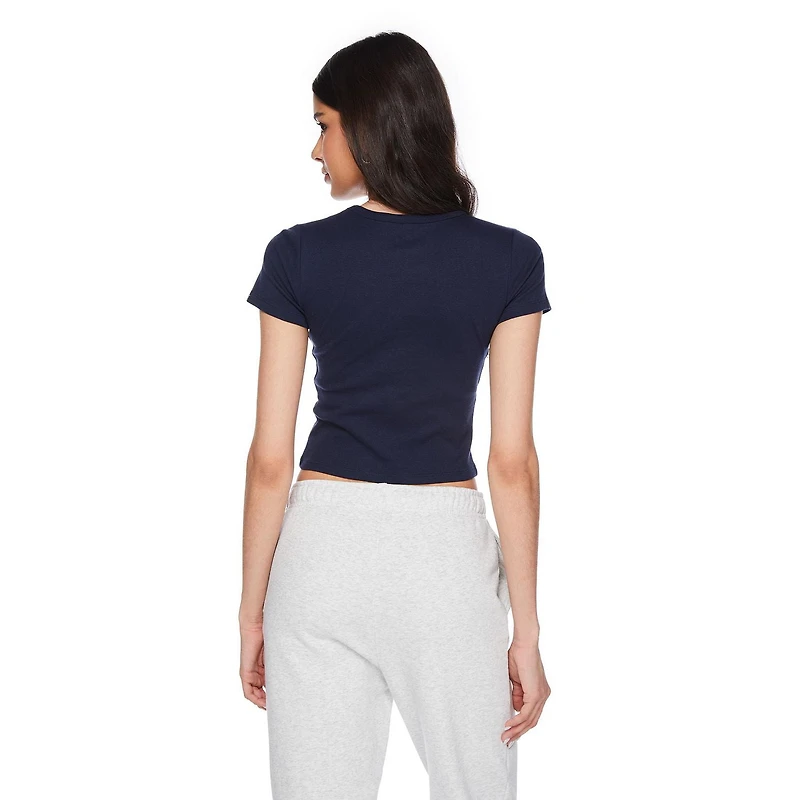 T-shirt bébé à manches courtes No Boundaries pour femmes Tailles TP–TTG