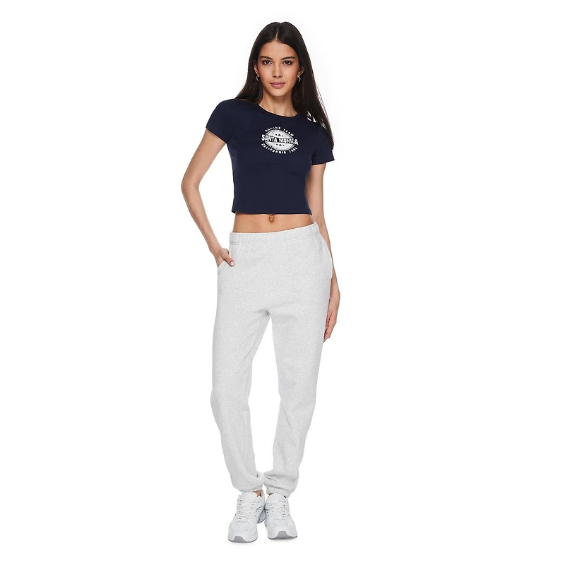 T-shirt bébé à manches courtes No Boundaries pour femmes Tailles TP–TTG