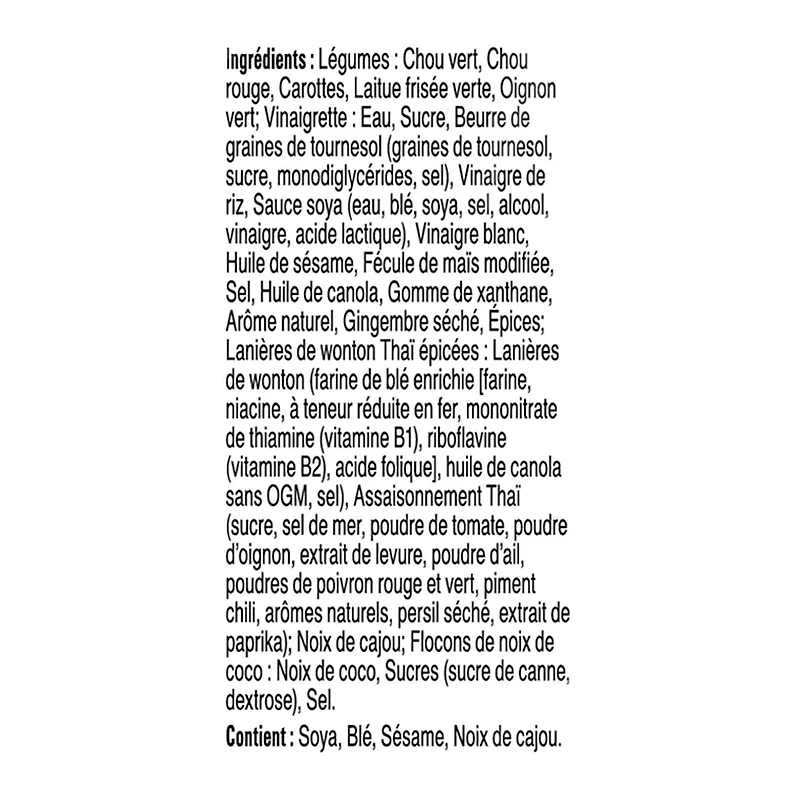 Fresh Express Thai 'N' Cashews Chopped Salad Kit, 360 g