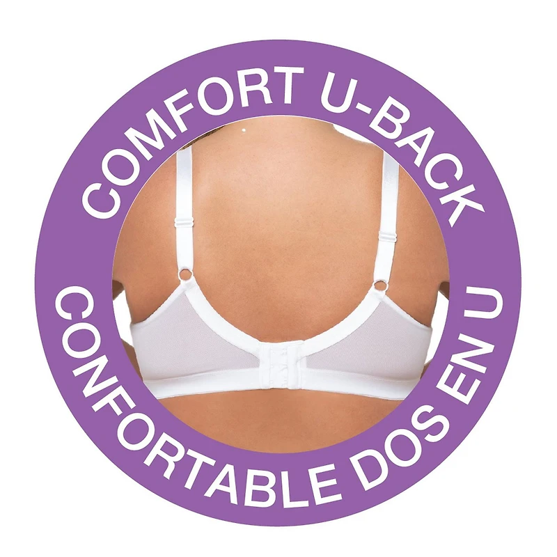 Exquisite Form #9600514 FULLY Soft Cup Bra, Wire-Free, Embroidered Mesh