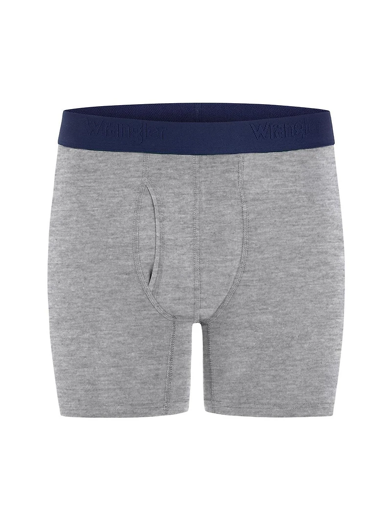 Wrangler Ensemble boxer en coton stretch pour homme Paquet de 4