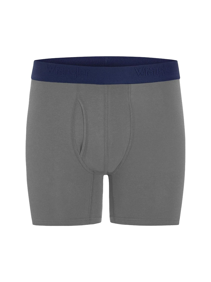 Wrangler Ensemble boxer en coton stretch pour homme Paquet de 4