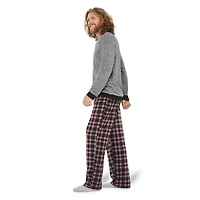 George Men's Plush Top and Microfleece Pant 2-Piece PJ Set