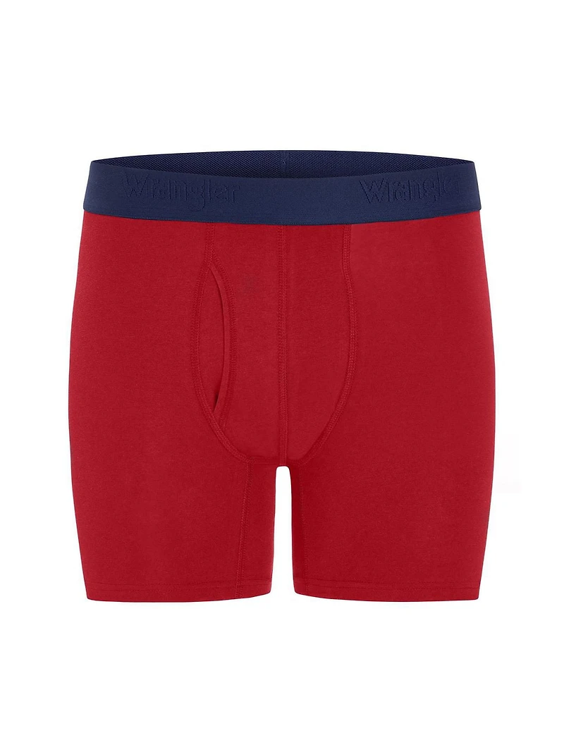Wrangler Men's Cotton Stretch Boxer Brief Set