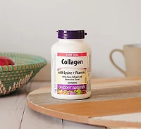 Webber Naturals® Collagène avec Lysine + Vitamine C 120 comprimés