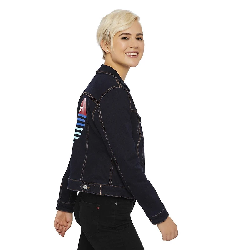 Love Ellen DeGeneres Women’s Heart Denim Jacket