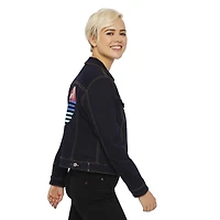 Love Ellen DeGeneres Women’s Heart Denim Jacket