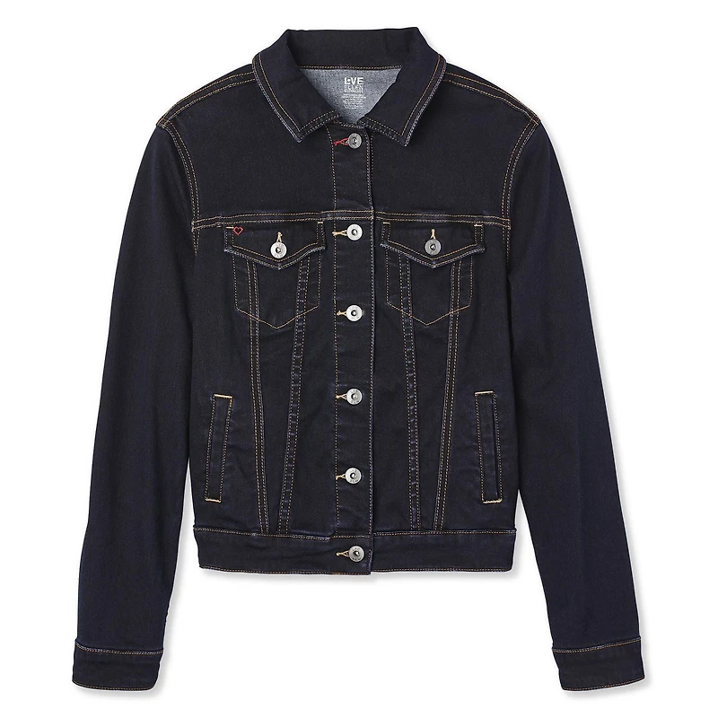 Love Ellen DeGeneres Women’s Heart Denim Jacket