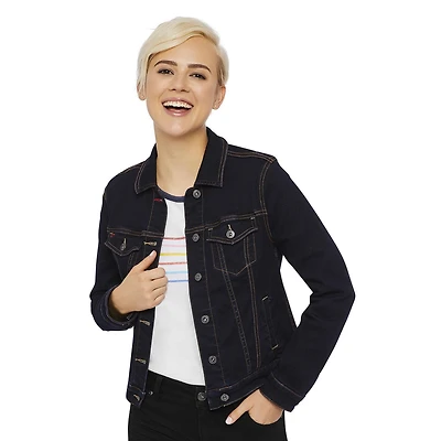 Love Ellen DeGeneres Women’s Heart Denim Jacket