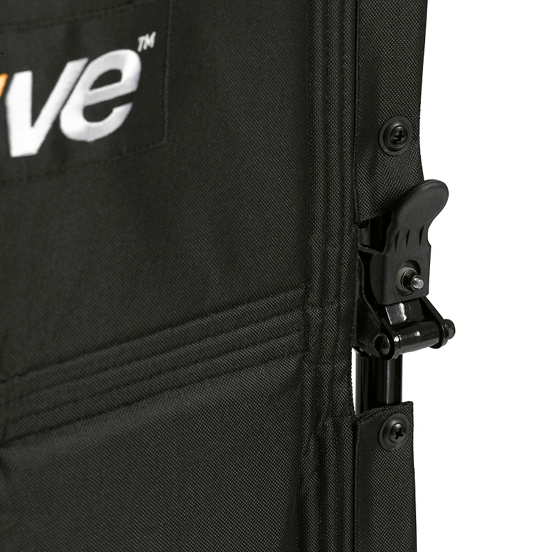 Drive Medical Black Lightweight Transport Wheelchair, 19" Seat