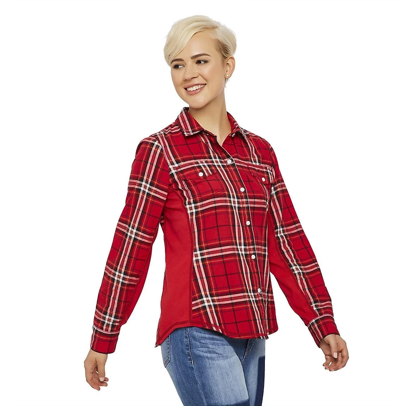 Love Ellen DeGeneres Women's Plaid Button-Down Shirt