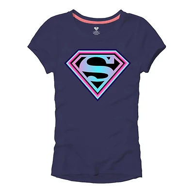 Girls Supergirl Logo T-Shirt