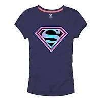 Girls Supergirl Logo T-Shirt