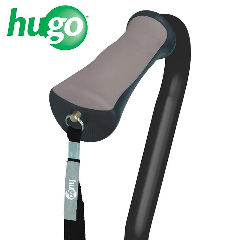 Canne QuadPod de Hugo, ébène