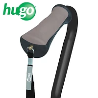 Hugo Ebony QuadPod Offset Cane with Ultra Stable Cane Tip