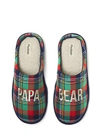 Dearfoams Cozy Comfort Pantoufles Papa Bear pour hommes PANTOUFLES DF PAPA OURS