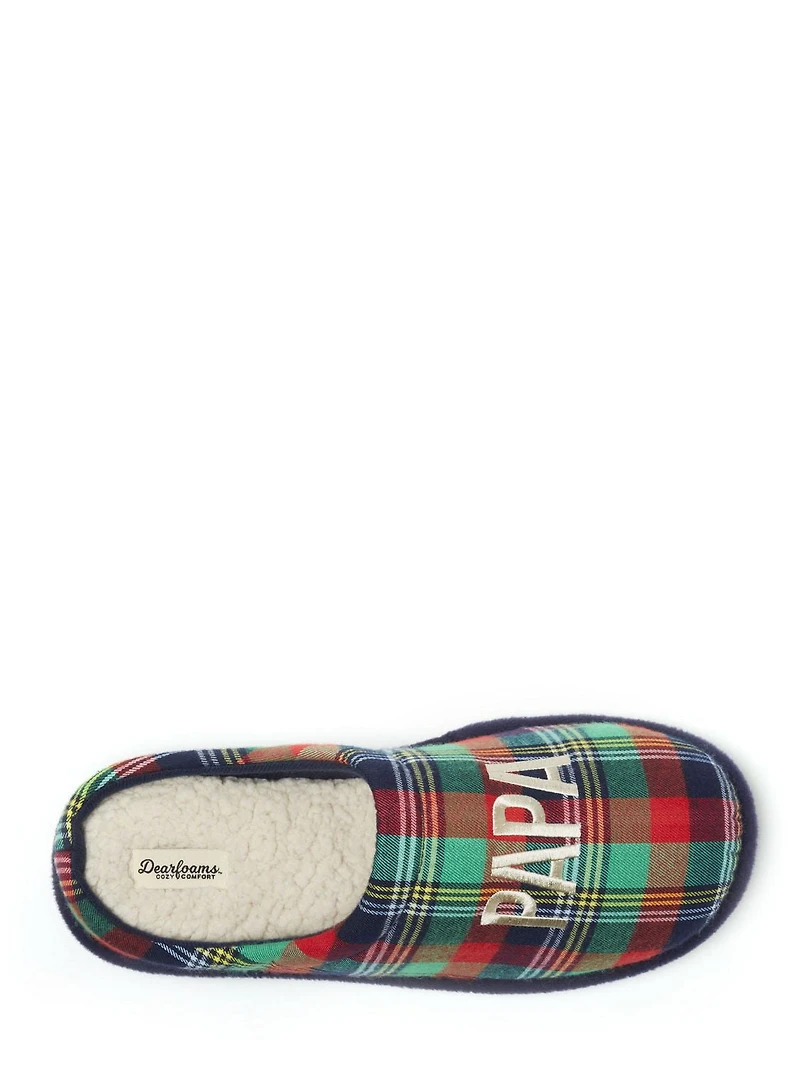 Dearfoams Cozy Comfort Pantoufles Papa Bear pour hommes PANTOUFLES DF PAPA OURS