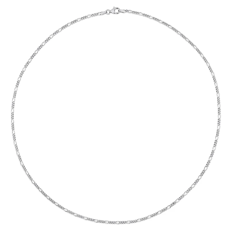 Miabella Sterling Silver Rope Chain Necklace