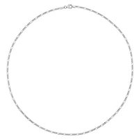 Miabella Sterling Silver Rope Chain Necklace