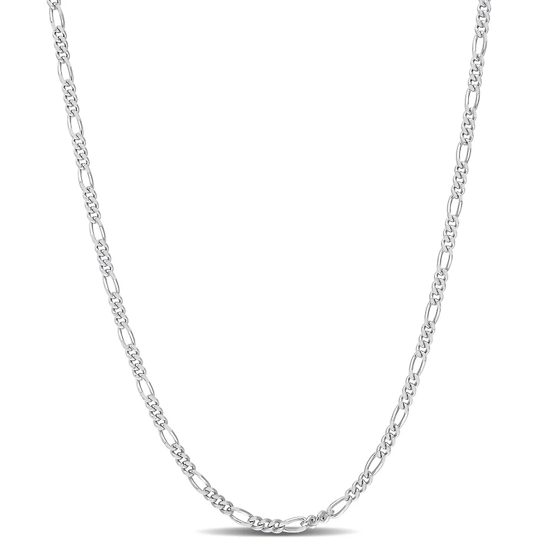 Miabella Sterling Silver Rope Chain Necklace