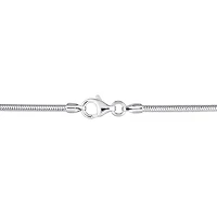 Miabella Sterling Silver Snake Chain Men's Bracelet