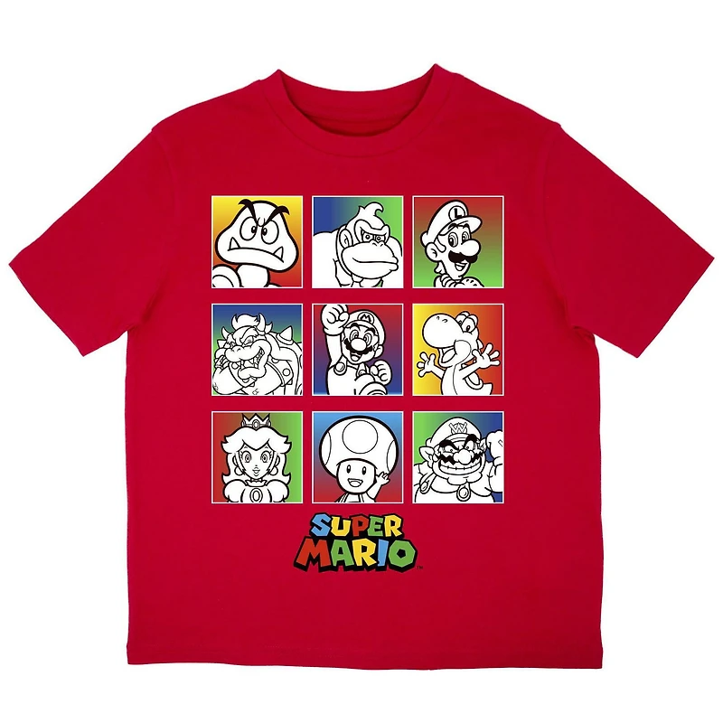 Nintendo T-shirt à manches courtes pour garçon