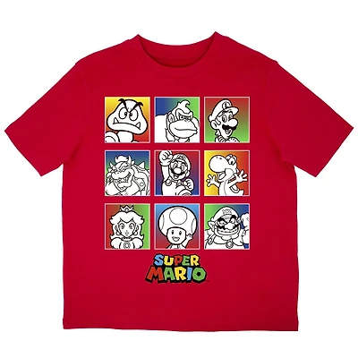 Nintendo T-shirt à manches courtes pour garçon
