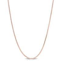 Miabella 18K Rose Gold Plated Sterling Silver Snake Chain Necklace