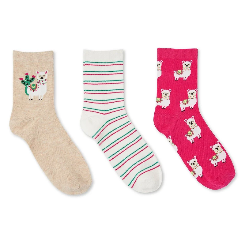 Lot de 3 paires de mi-chaussettes George pour femmes Pointures 6-10