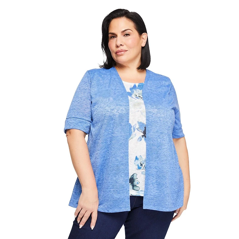 Iyla Plus Women's Hacci Fooler Top