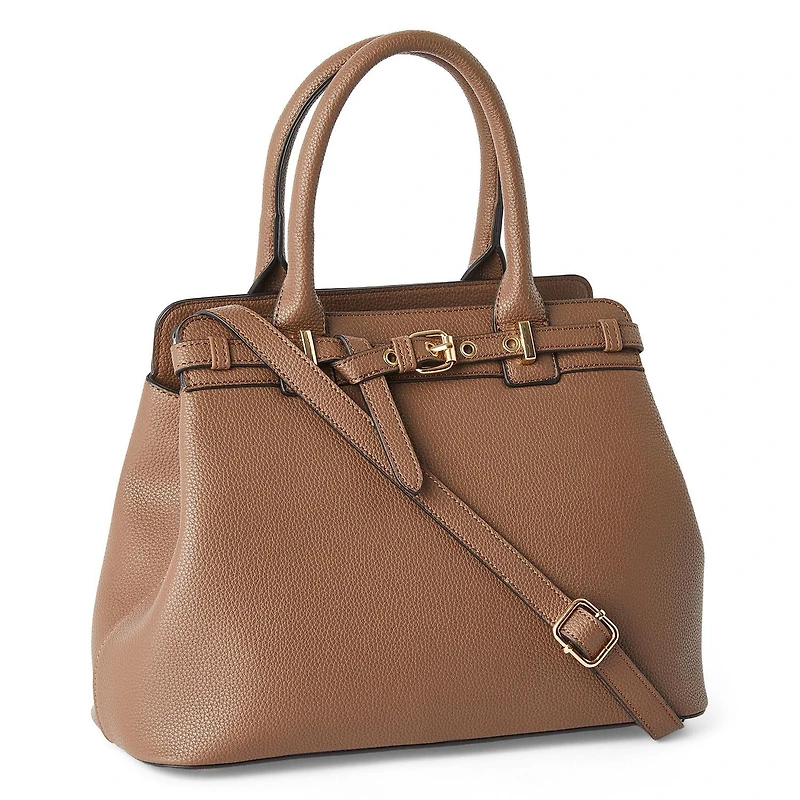 Time and Tru Women's Satchel Bag, One Size