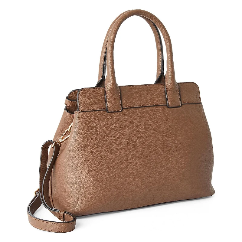 Time and Tru Women's Satchel Bag, One Size