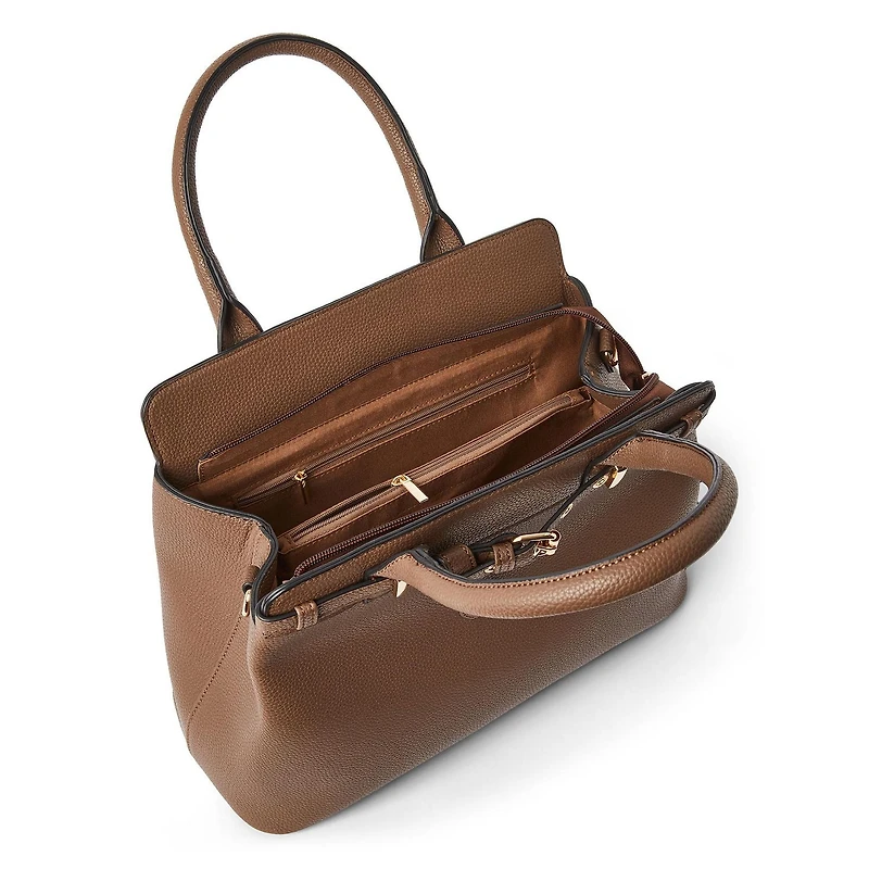 Time and Tru Women's Satchel Bag, One Size