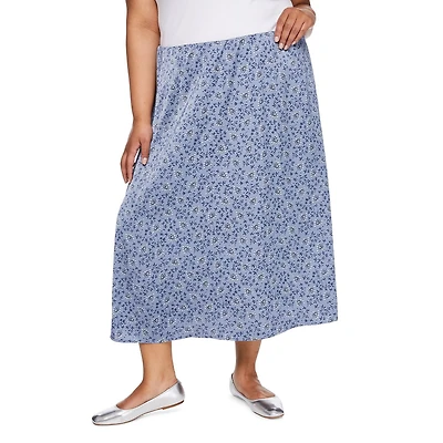 George Women's Plus Satin Skirt