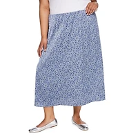 George Women's Plus Satin Skirt