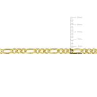 Bracelet figaro de Miabella en argent sterling plaqué or jaune 18K