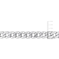Miabella Sterling Silver Curb Link Necklace