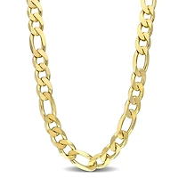 Collier figaro de Miabella en argent sterling plaqué or jaune 18K