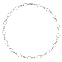 Collier en chaîne à maillons ovales de Miabella en argent sterling