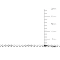 Miabella Sterling Silver Ball Chain Necklace