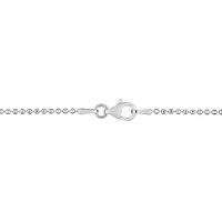 Collier en chaîne à bille de Miabella en argent sterling