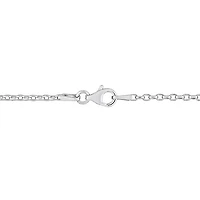 Collier en chaîne rolo de Miabella en argent sterling