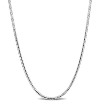Collier en chaîne à chevrons de Miabella en argent sterling