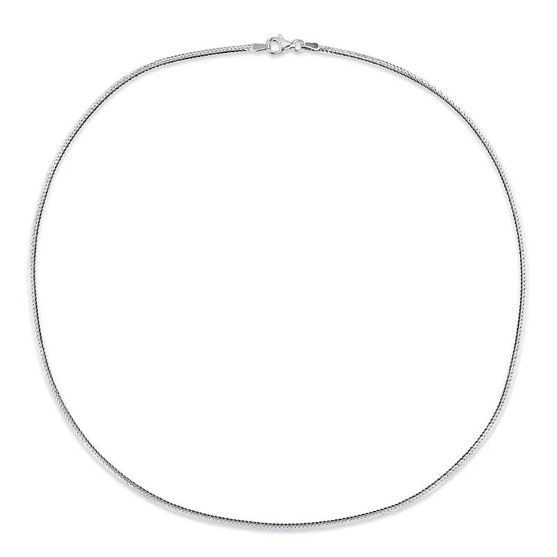 Collier en chaîne à chevrons de Miabella en argent sterling