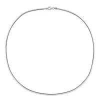 Collier en chaîne à chevrons de Miabella en argent sterling