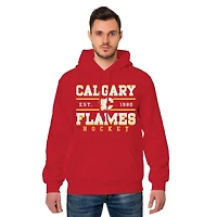 Sweat à capuche à manches longues pour hommes des Flames de Calgary de la LNH *Exclusivité en ligne